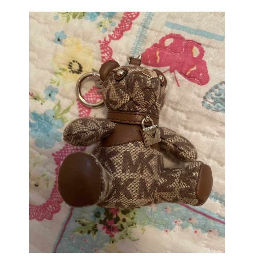 Michael Kors teddy bear keychain